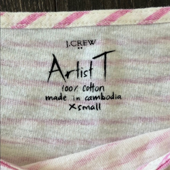 👩‍🎨 Jcrew artist stripe T-shirt - Picture 3 of 3